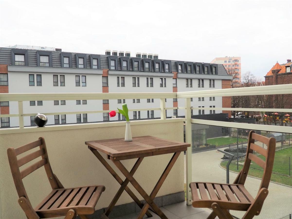 Apartament 3 Pokoje, Parking, Balkon - Gdansk Centrum Exterior foto